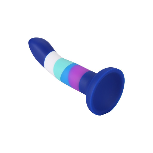 Gode ventouse 6 couleurs bleu 